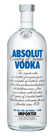 Absolut Vodka 40% 1L