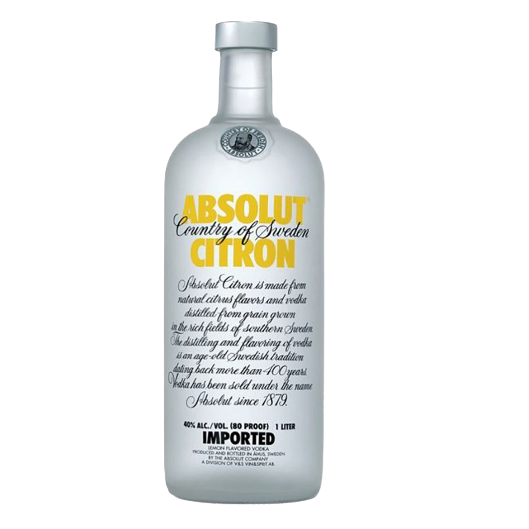Main product image for Absolut Citron 40% 1 l.