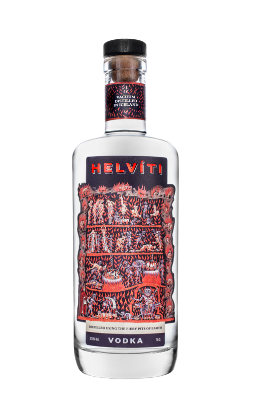 Helvíti Vodka 37,5%  70 cl