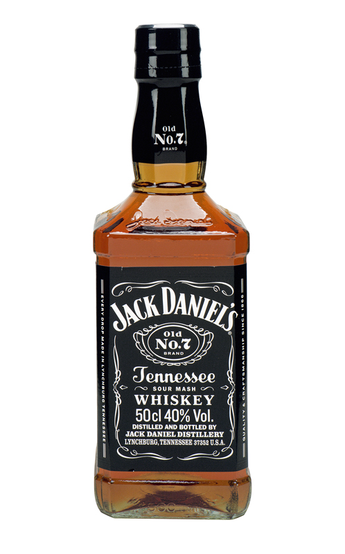 Jack Daniels Nr. 7 Tennesee whiskey 40% 50cl