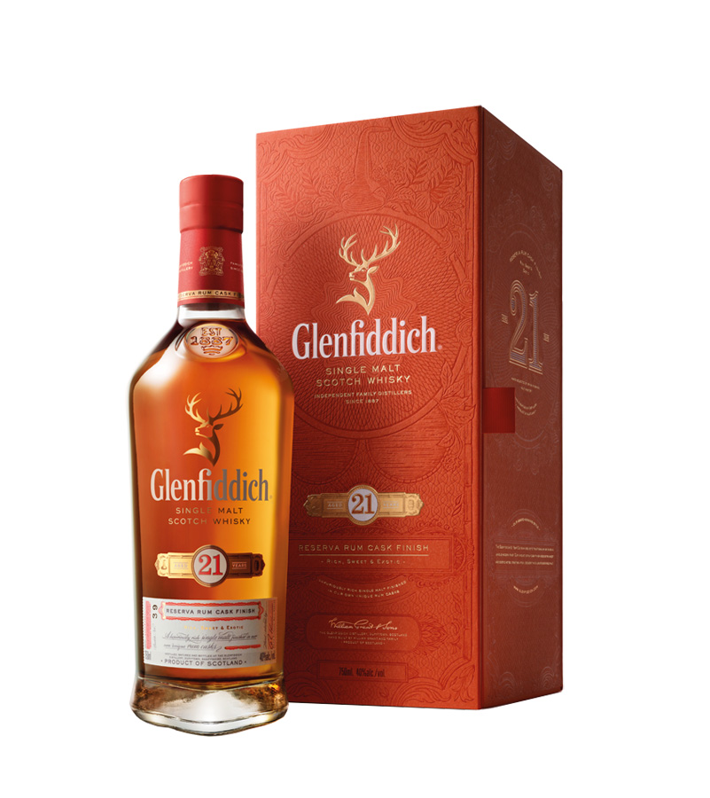 Glenfiddich 21 YO. 43,2% 70 cl.