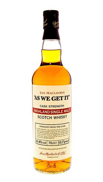 Main product image for As We Get It Highland Malt 60,6% 70cl