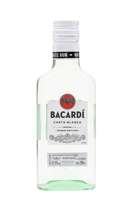 Main product image for Bacardi Carta Blanca 37,5% 20cl