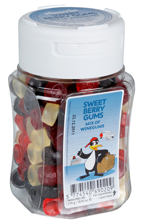 Pingvin Sweet Berry Winegum