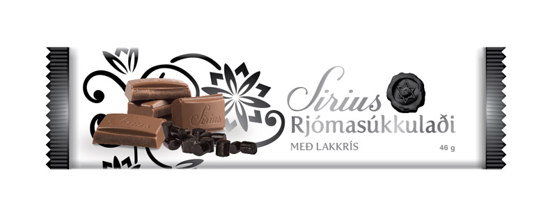 Main product image for Síríus Rjómasúkkulaði með Lakkrísbitum