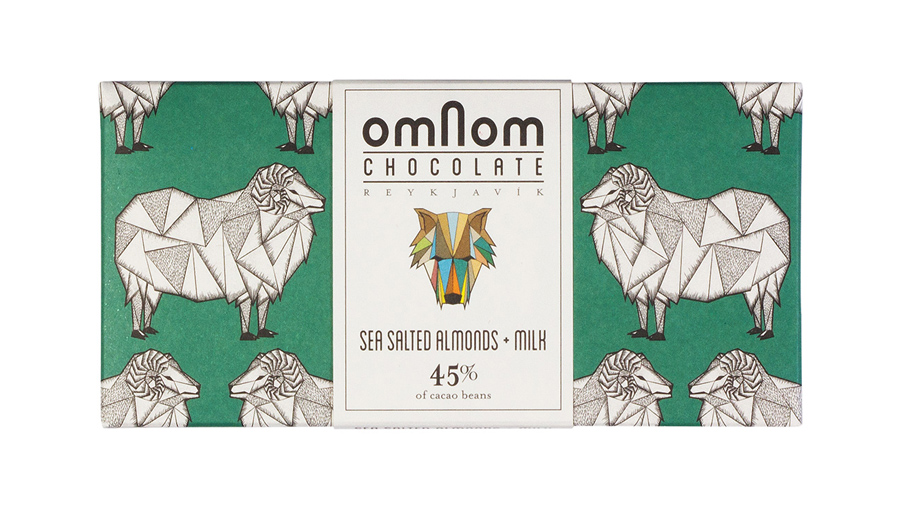 Product image for Omnom Sea Salted Almonds + Milk