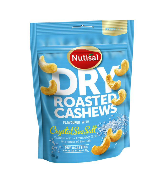 Nutisal Cashews Crystal Sea Salt