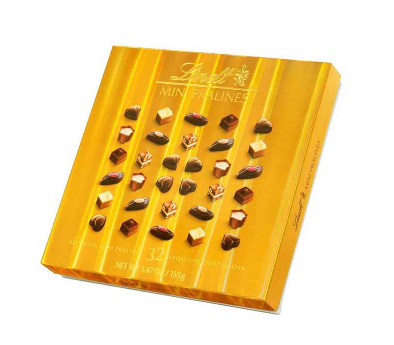 Mini Pralines Gold Box