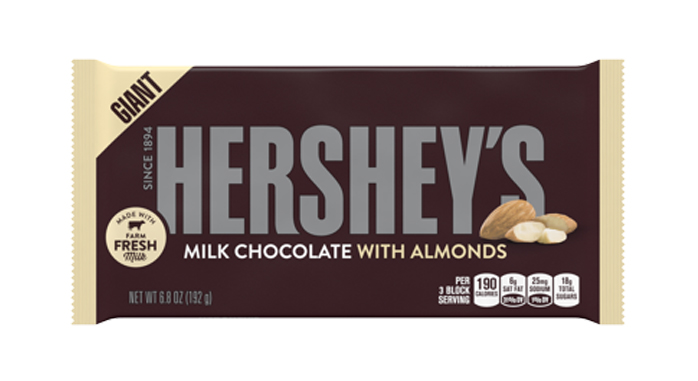Hershey's Giant Milk Chocolate with Almonds Bar