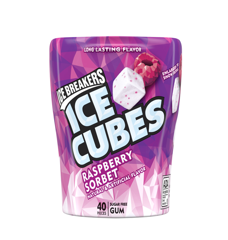 Main product image for IceCubes Raspberry Sorbet Gum Bottle