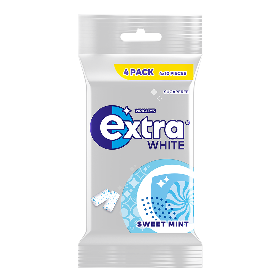 Extra White Sweet Mint 4-Pack