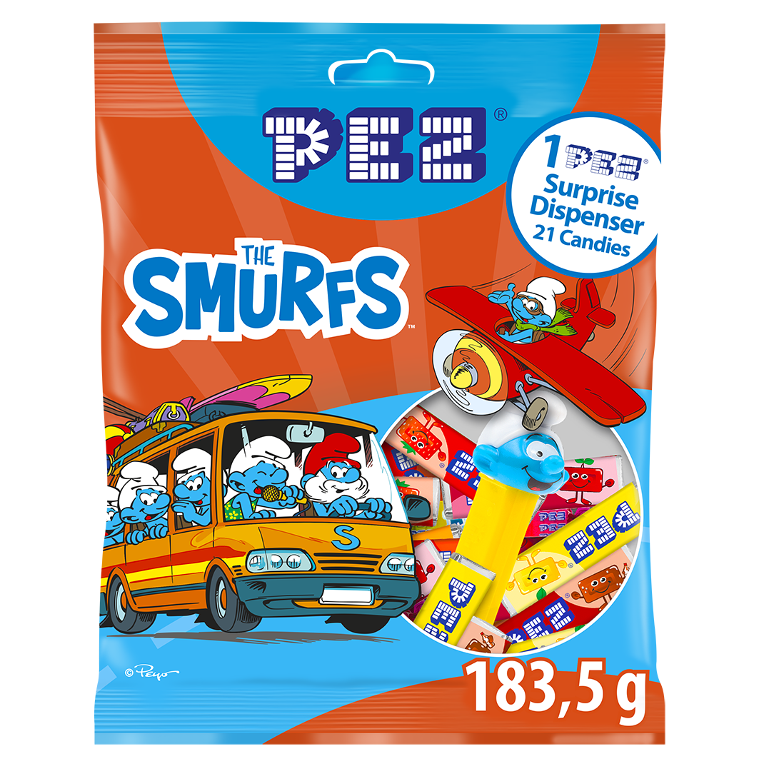 PEZ Maxibag Smurf 183,5g