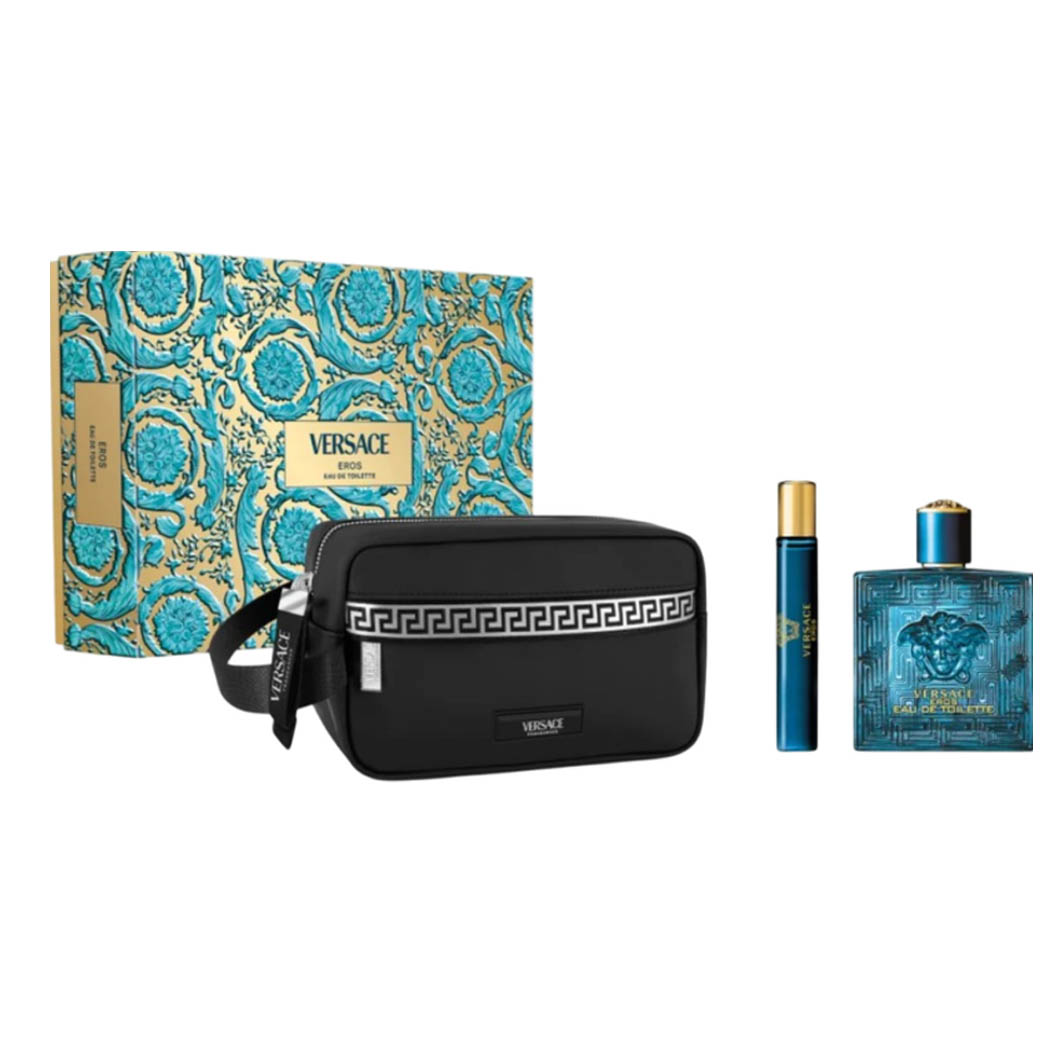 Eros EDT Xmas Set + Travel Spray