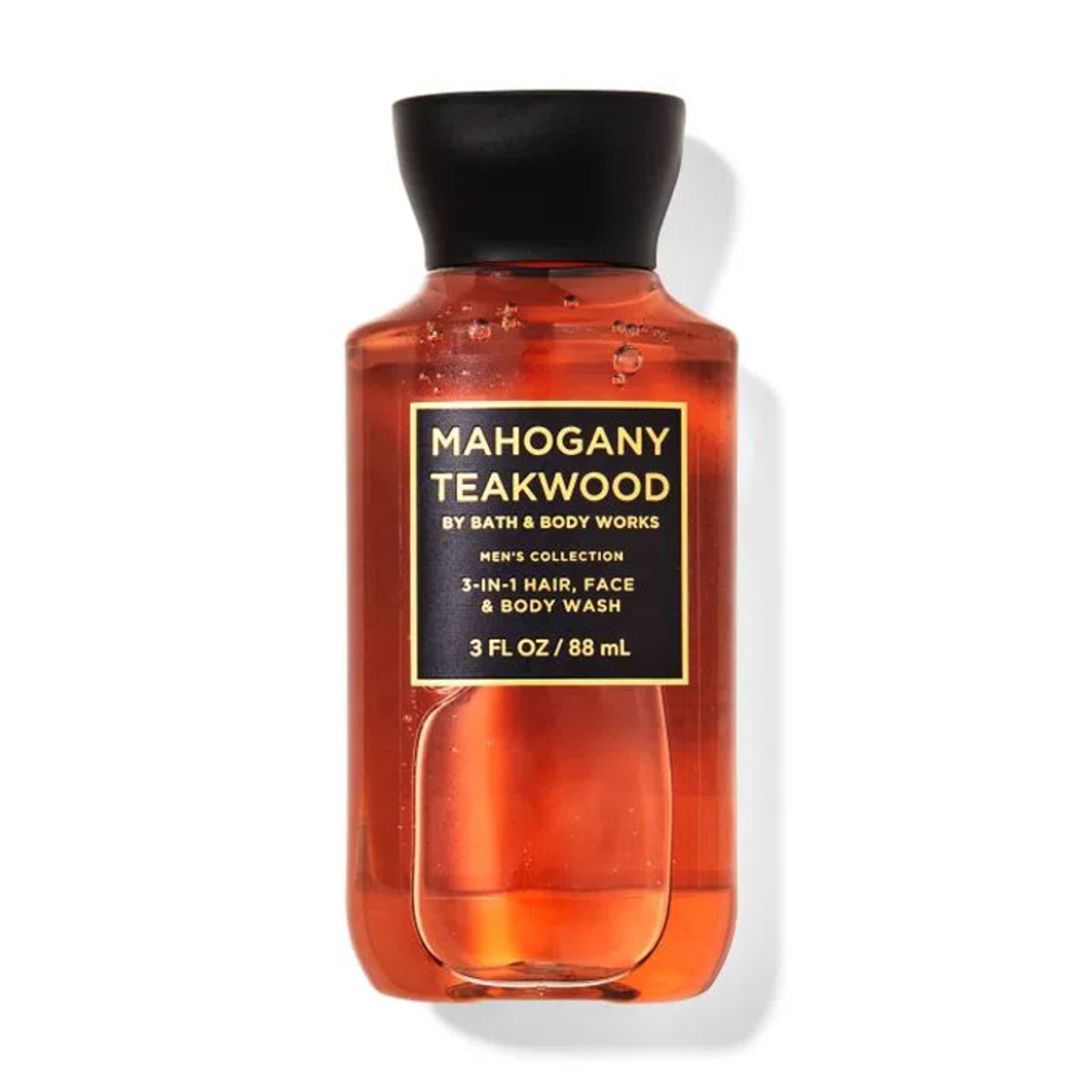 Mahogany Teakwood Travel Shower Gel