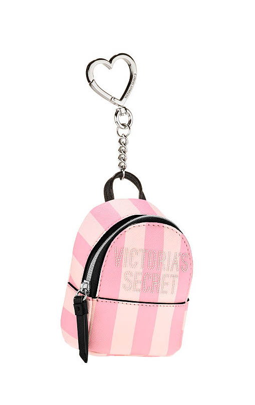 Main product image for Backpack Keychain - Pink Stripe