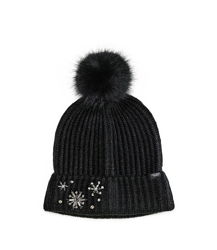 Main product image for Snowflake Hat - Black 