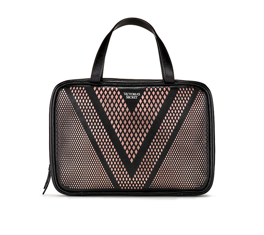 Product image for Cosmetic Travel Case Laser Cut - Rose Gold