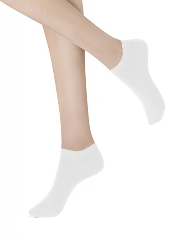 Main product image for All Colors Cotton Mini Sneaker White Socks