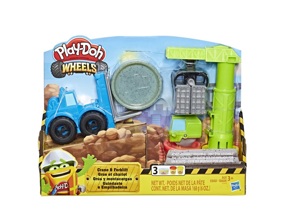 Main product image for Play-Doh Wheels Crane & Forklift