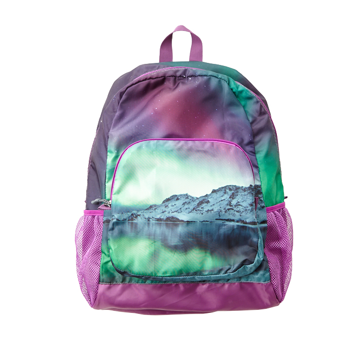 Foldable Backpack - Northern Lights