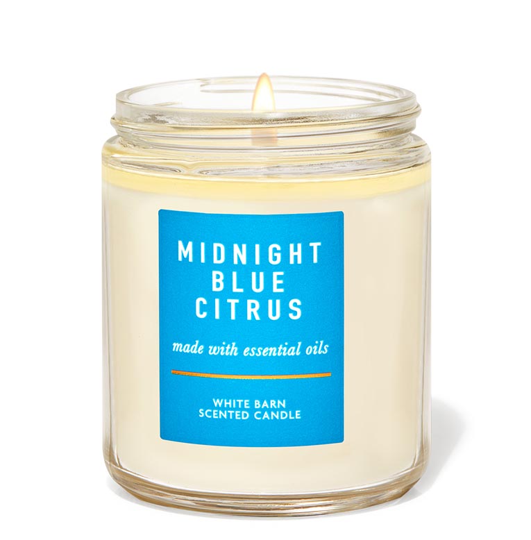 Main product image for Midnight Blue Citrus Single Wick Candle