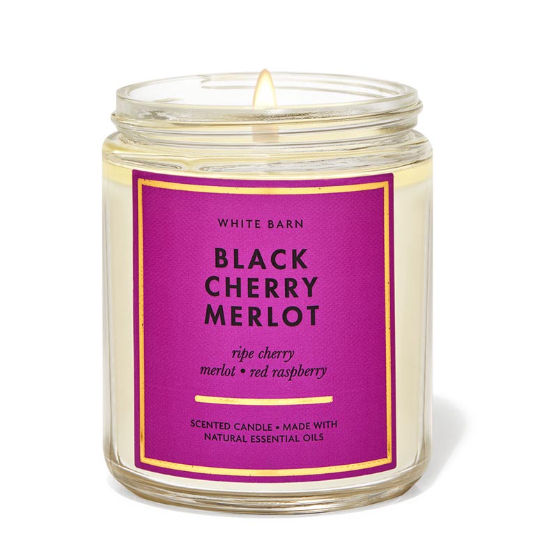 Main product image for Black Cherry Merlot Single Wick Candle