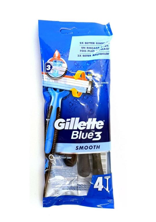 Main product image for Gillette Blue 3 Einnota 4stk