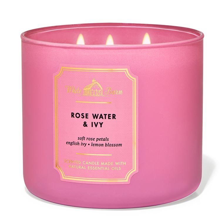 Rosewater & Ivy Large Candle 