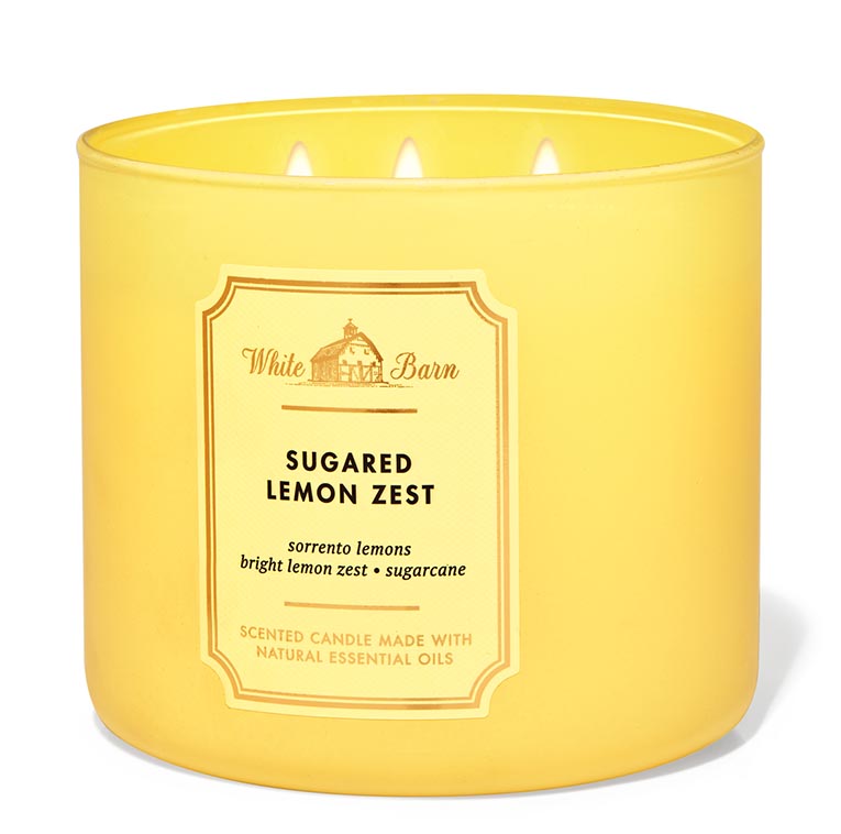 Sugared Lemon Zest Large Candle