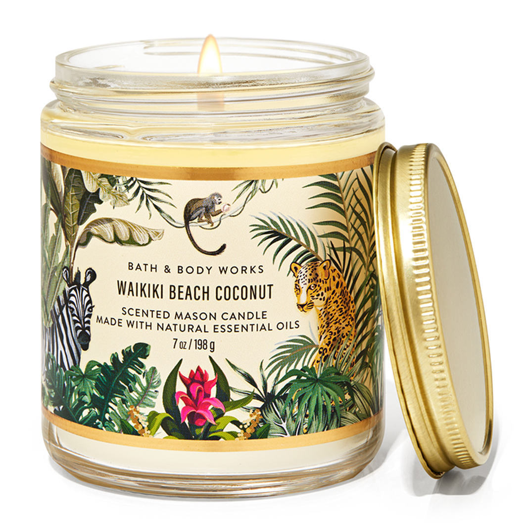 Main product image for Waikiki Beach Coconut Single Wick Candle