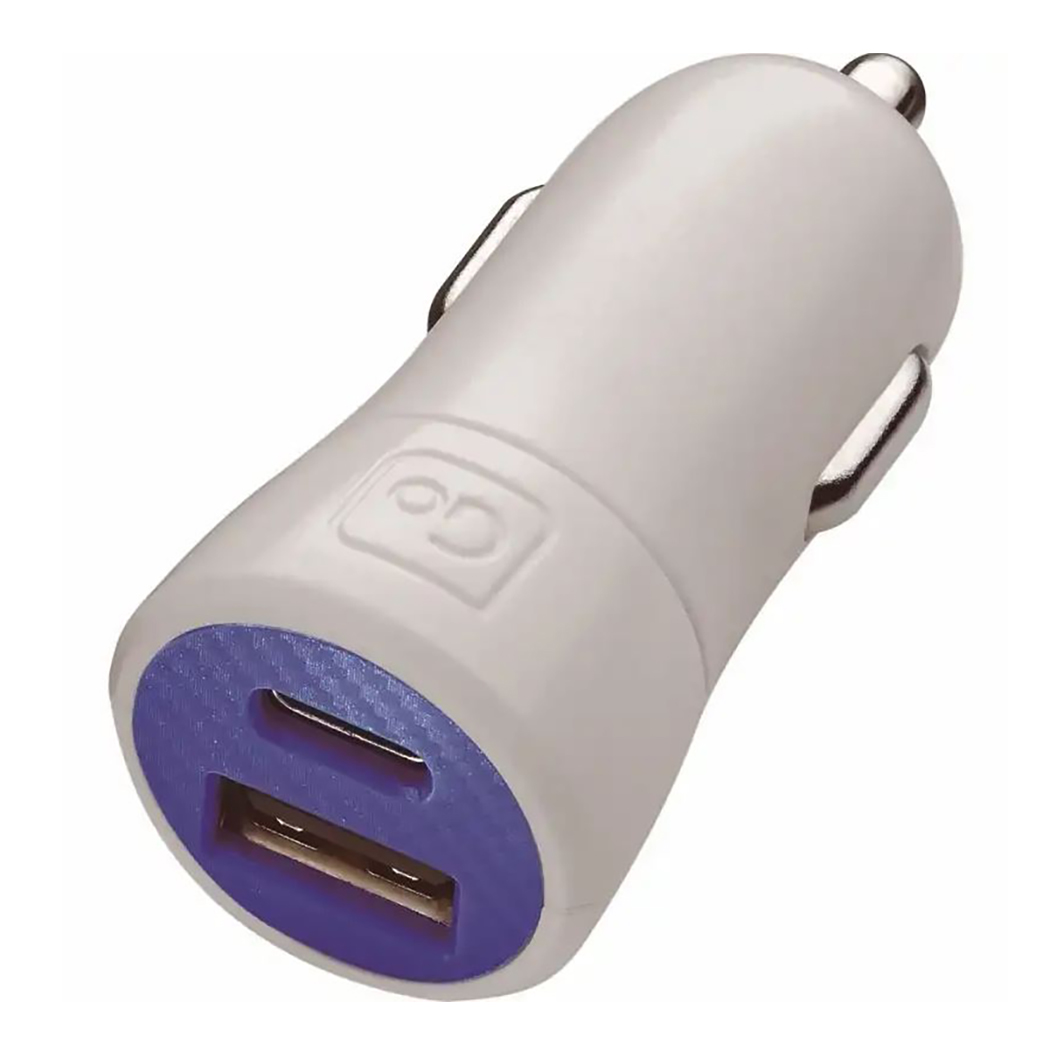 Hleðslutæki í Bíl USB-A & USB-C