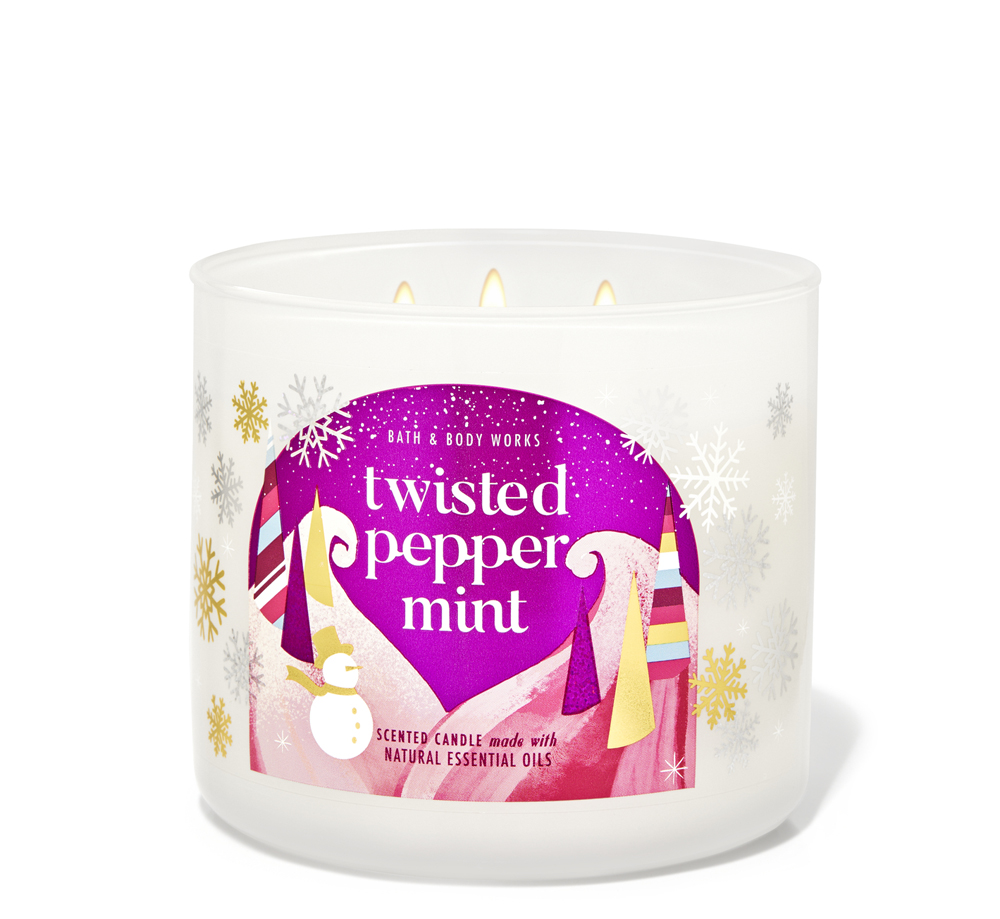 Twisted Peppermint Large Candle