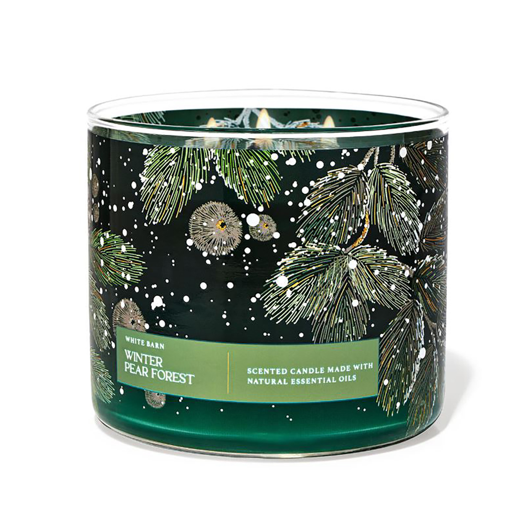 Winter Pearforest Large Candle