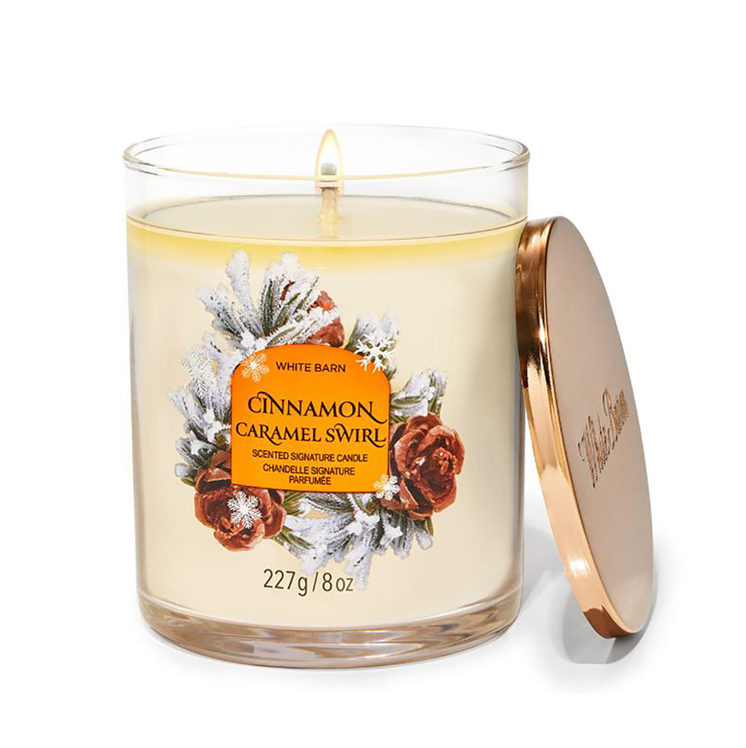 Cinnamon Caramel Swirl Single Wick Candle