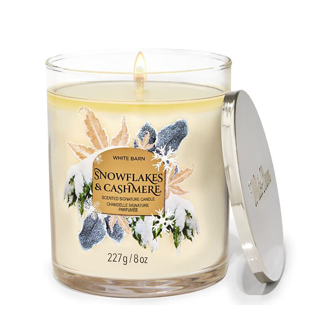 Main product image for Snowflakes & Cashmere Single Wick Candle