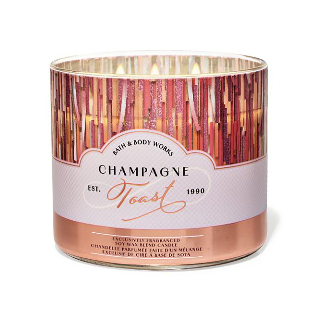 Champagne Toast Large Candle