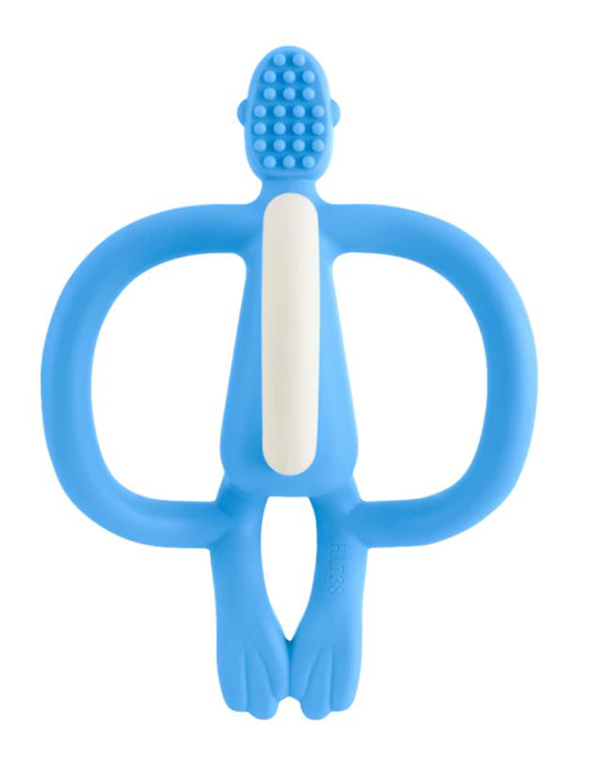 Product image for Matchstick Monkey Teething Toy - LIGHT BLUE