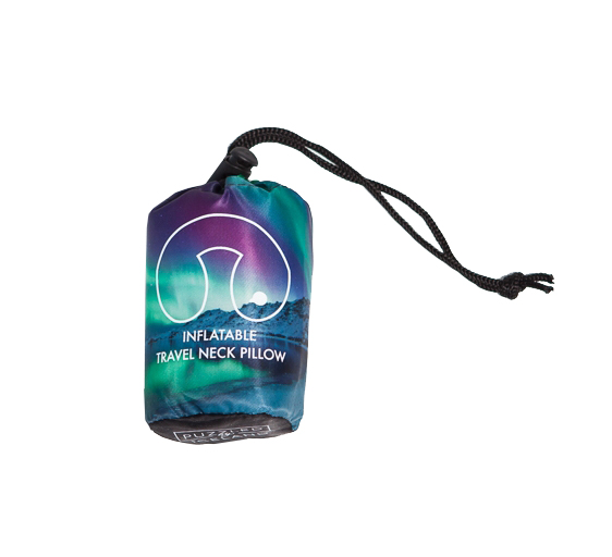 Product image for Inflatable Neck Pillow - Northern Lights
